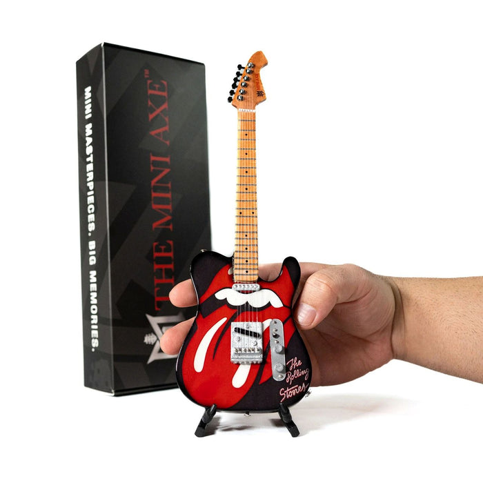 Rolling Stones Tongue & Lips Mini Guitar Replica