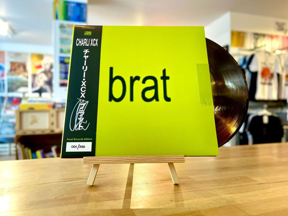 Charli XCX Brat Vinyl LP Signed Assai Obi Edition Translucent Black Colour 2024