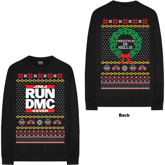 Run DMC Holiday Black XX-Large Sweatshirt