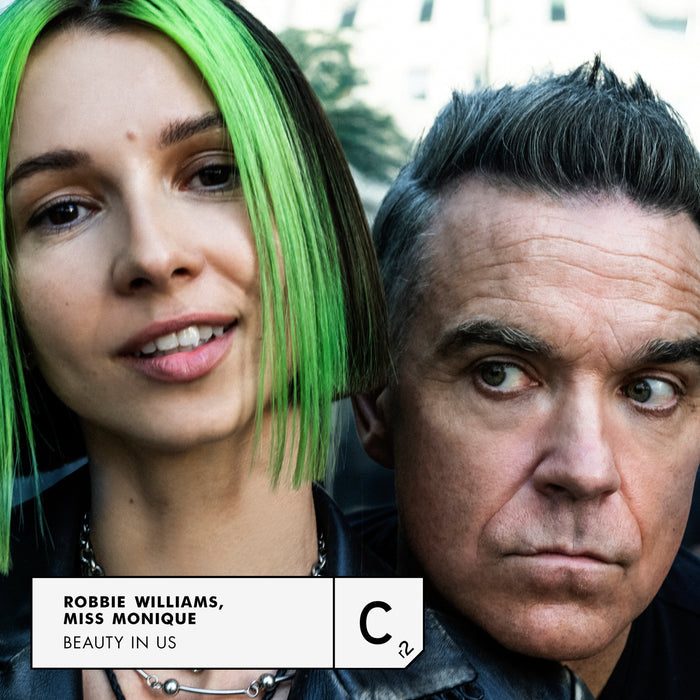 Robbie Williams, Miss Monique Beauty In Us 12" Vinyl Single Translucent Neon Green Colour Due Out 06/11/26