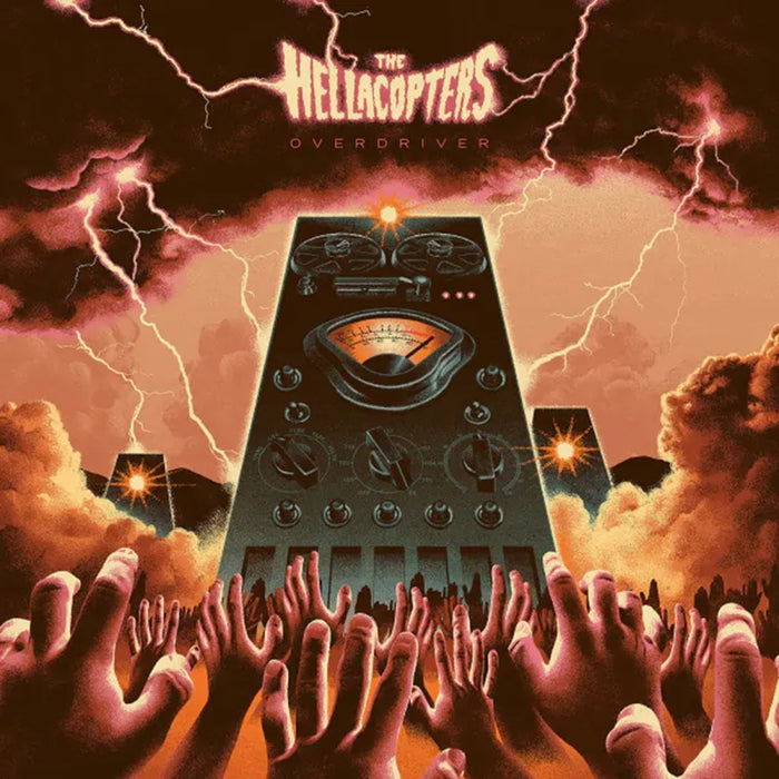 The Hellacopters Overdriver Vinyl LP Apricot, Purple & Black Splatter Colour 2025
