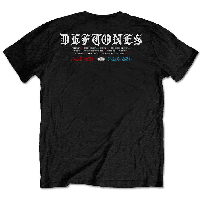 Deftones Static Skull Black X-Large T-Shirt