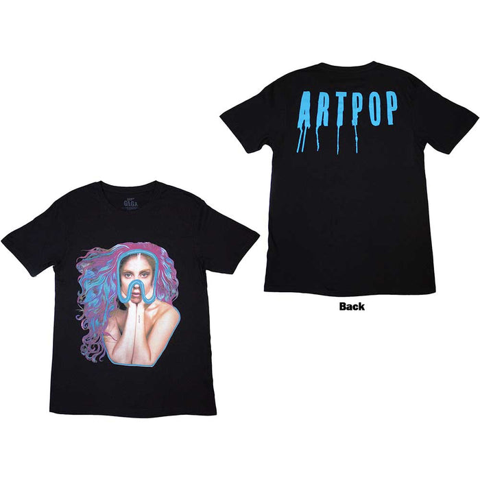 Lady Gaga Artpop Goggles Black Small T-Shirt