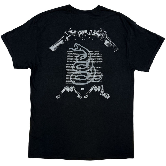 Metallica 4 Faces Black Small T-Shirt