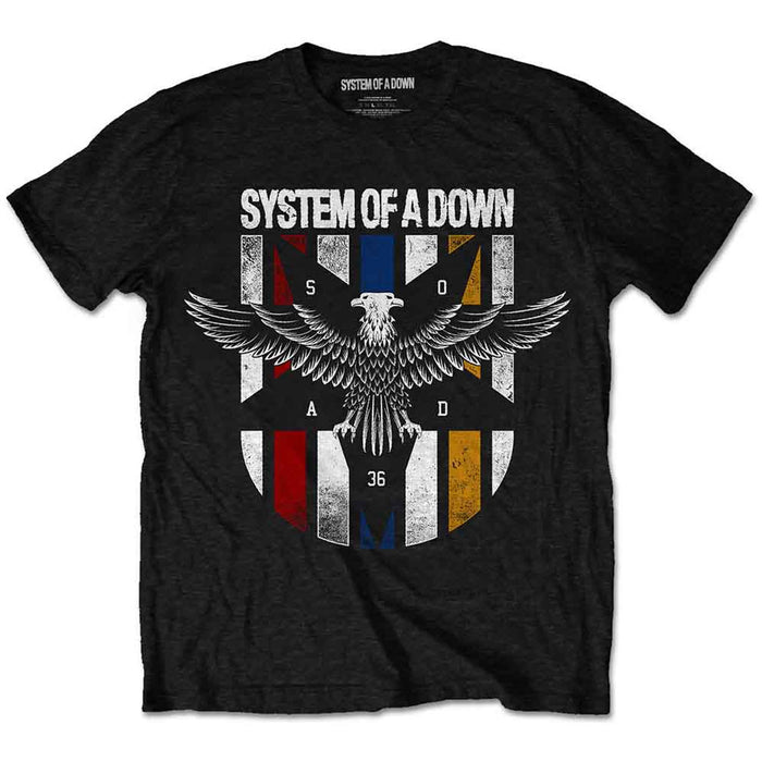 System Of A Down Eagle Colours Black XX-Large T-Shirt