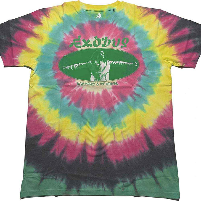 Bob Marley Exodus Oval Multicolour Large T-Shirt