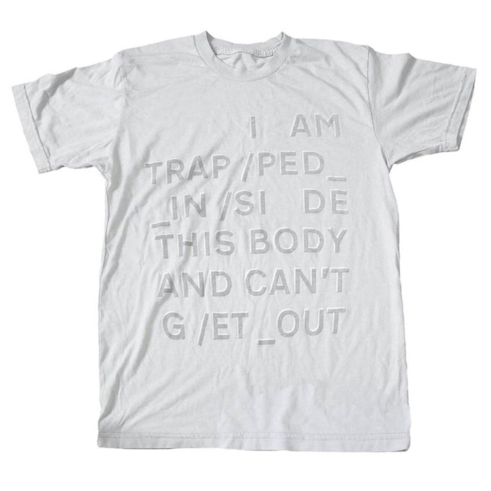 Radiohead Trapped White Large T-Shirt