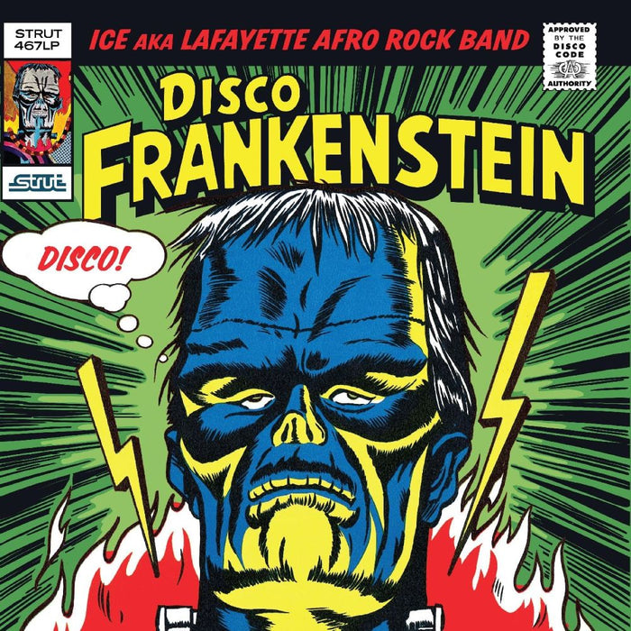 ICE (Lafayette Afro-Rock Band) Disco Frankenstein Vinyl LP Blood Stained Colour 2025