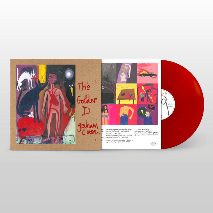 Graham Coxon The Golden D Vinyl LP Indies Red Colour + Four A6 postcards Due Out 19/06/26