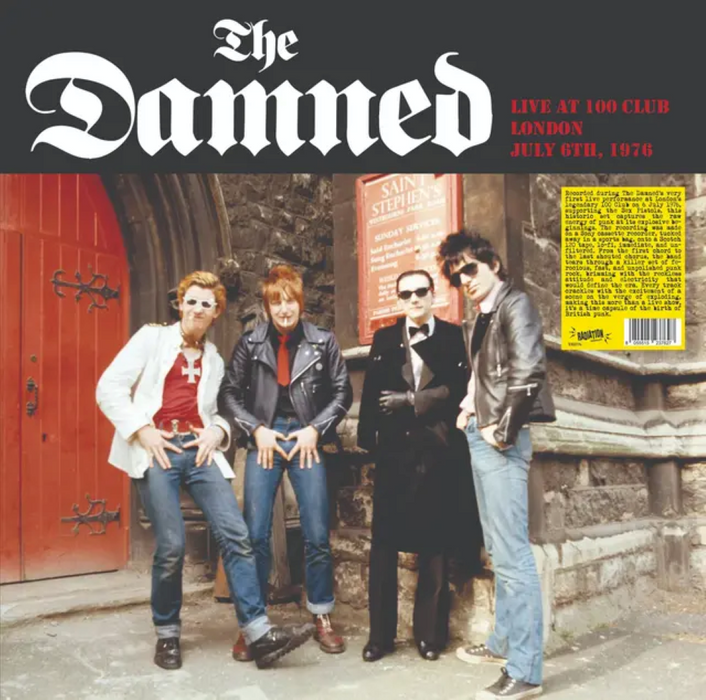 DAMNED Live At The 100 Club Vinyl LP Red Colour 2026