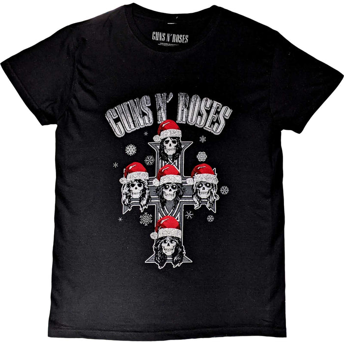 Guns N' Roses Appetite Christmas Black X-Large T-Shirt