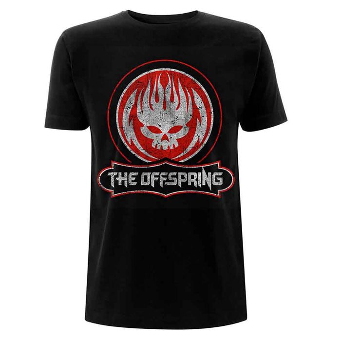 The Offspring Distressed Skull Black XX-Large T-Shirt