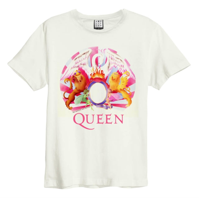 Queen Night At The Opera Crest White Large T-Shirt