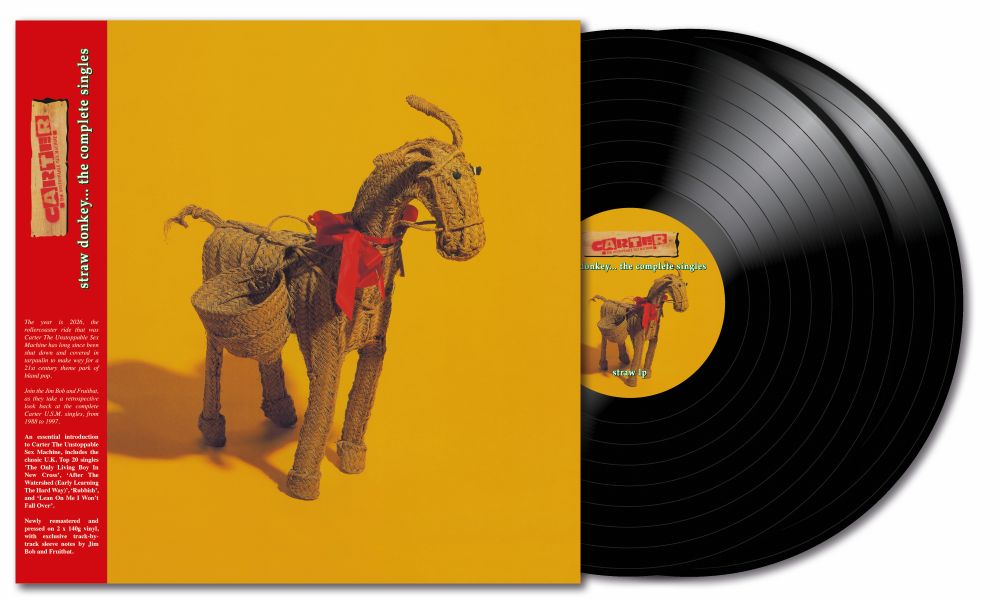 Carter The Unstoppable Sex Machine STRAW DONKEY... THE COMPLETE SINGLES Vinyl LP 2026