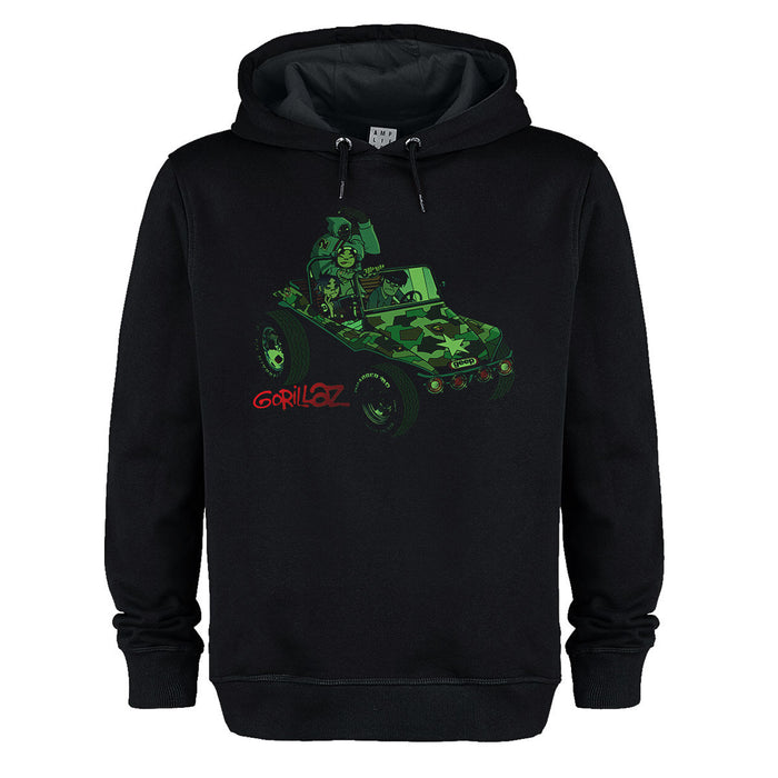 Gorillaz Geep Amplified Vintage Black Small Unisex Hoodie