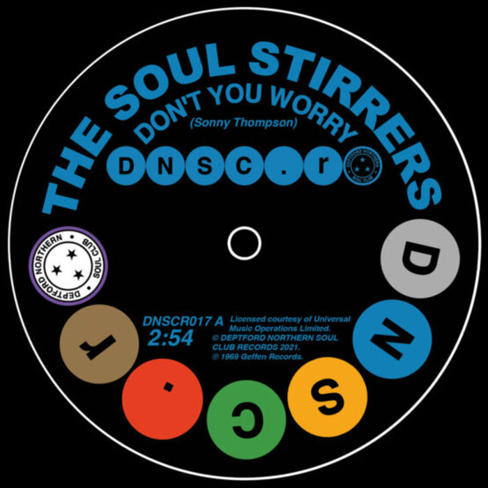 The Soul Stirrers & Spinners Dont You Worry Vinyl 7" Single 2021