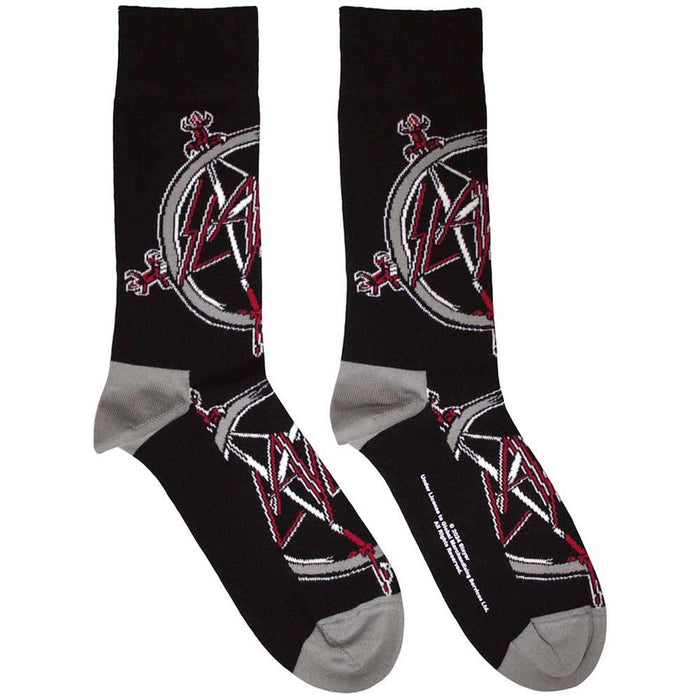 Slayer Unisex Ankle Socks: Pentagram (Black) (UK Size 7 - 11)