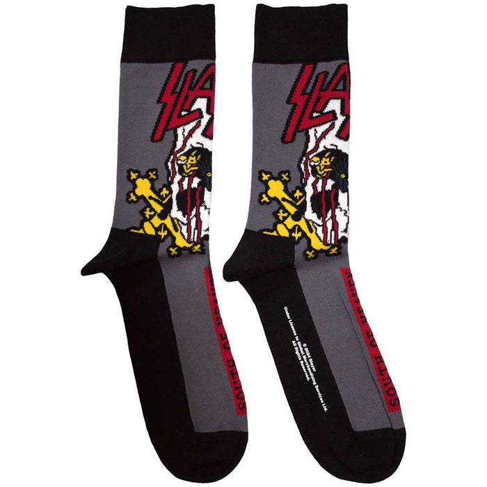 Slayer Unisex Ankle Socks: South Of Heaven Colour (Charcoal Grey) (UK Size 7 - 11)