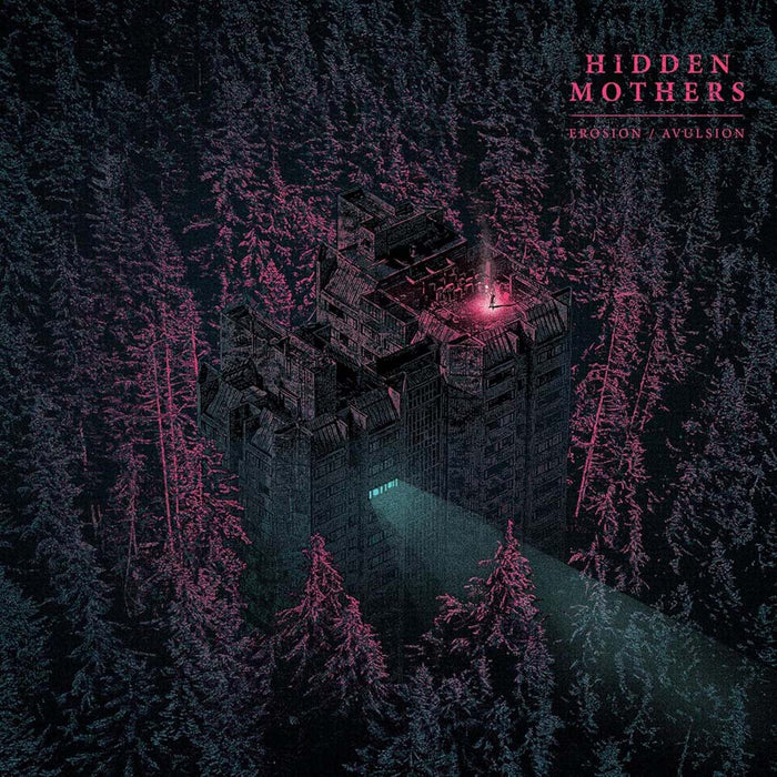 Hidden Mothers Erosion / Avulsion Vinyl LP Black & Pink Colour 2024