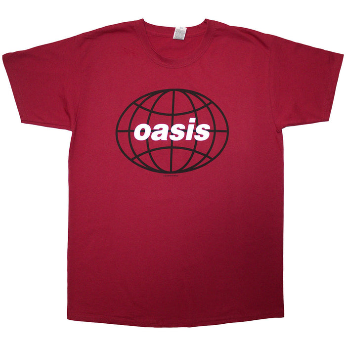 Oasis 1998 World Tour South America Red Medium T-Shirt