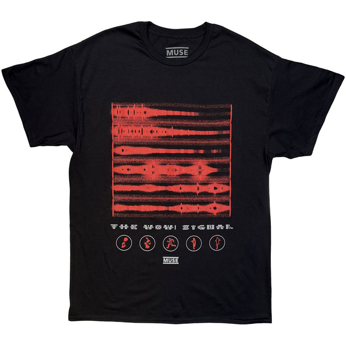 Muse The Wow ! Signal Waves Black X-Large T-Shirt