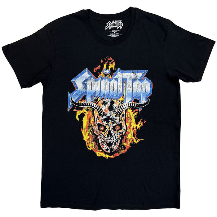 Spinal Tap Flame Skull Black Medium T-Shirt