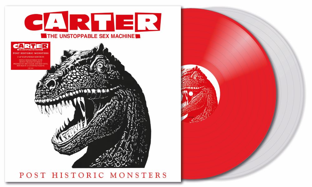 Carter the Unstoppable Sex Machine Post Historic Monsters Vinyl LP Red & Clear Colour 2024