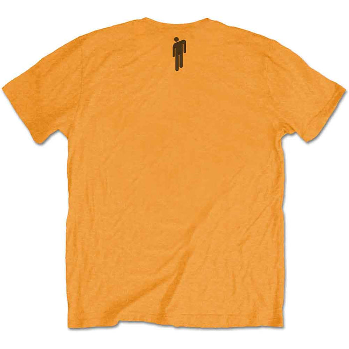 Billie Eilish Racer Logo & Blohsh Orange Large T-Shirt