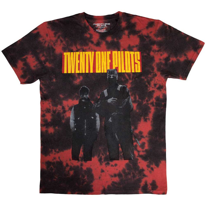 Twenty One Pilots Standing Bar Wash Red Small T-Shirt