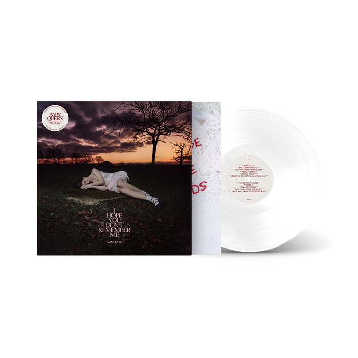 Baby Queen I Hope You Don't Remember Me Vinyl LP Clear & White Marble Effect Colour Due Out 24/07/26