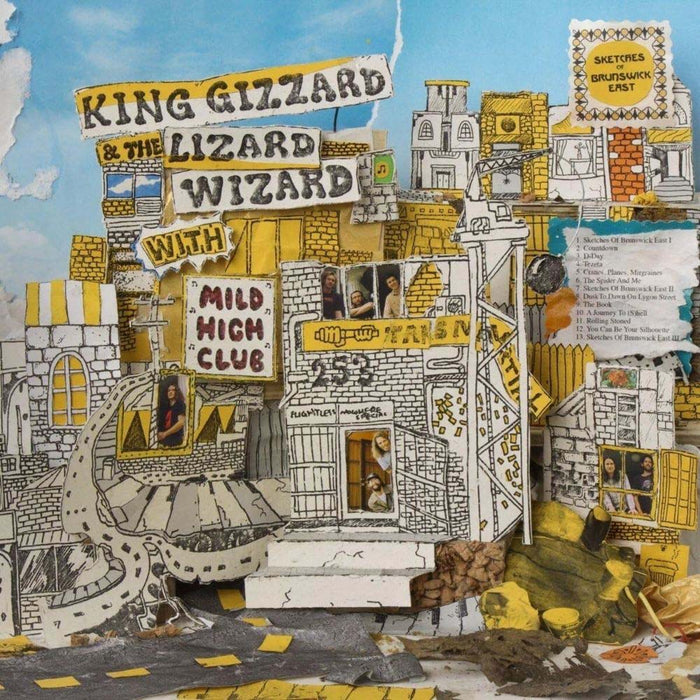 King Gizzard & The Lizard Wizard Sketches Of Brunswick East Vinyl LP Black Bio Colour 2025