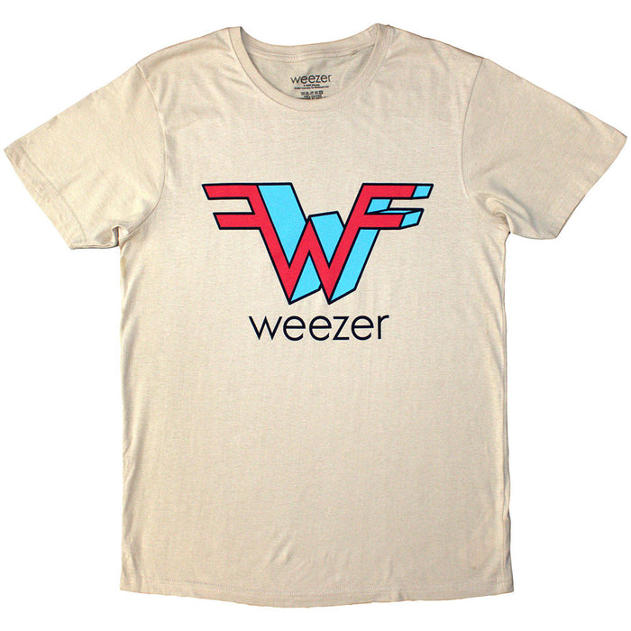 Weezer Logo Sand Large T-Shirt