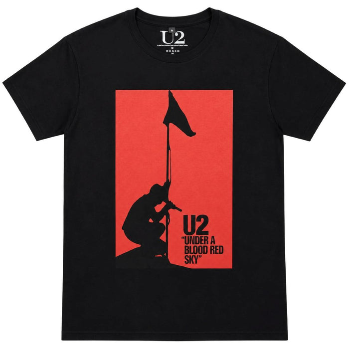 U2 Under A Blood Red Sky Black XX-Large T-Shirt