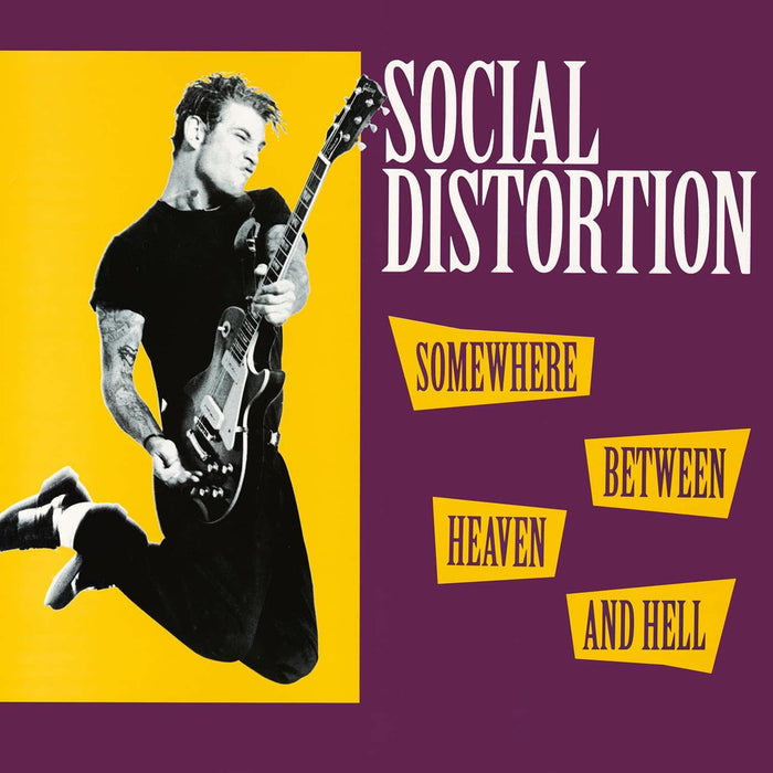 Social Distortion Somewhere Between Heaven And Hell Vinyl LP Yellow Colour Due Out 17/07/26