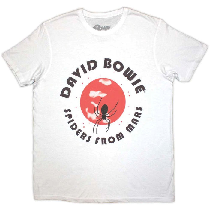 David Bowie Spiders From Mars White Large T-Shirt