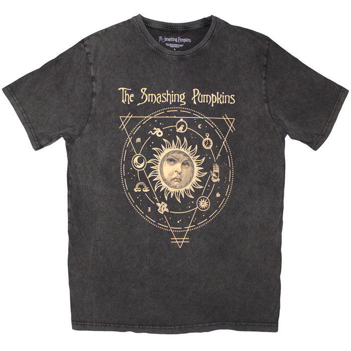 Smashing Pumpkins Celestial Sun Stone Wash Small T-Shirt