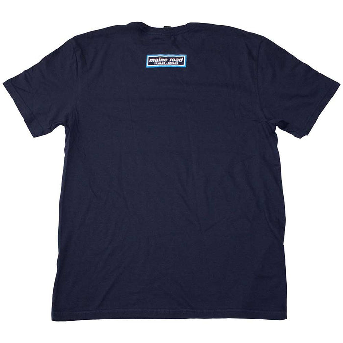 Oasis Maine Road Event Logo Navy Blue Large T-Shirt