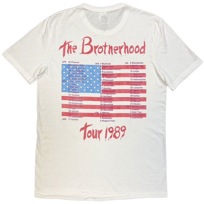 Bon Jovi The Brotherhood White Small T-Shirt