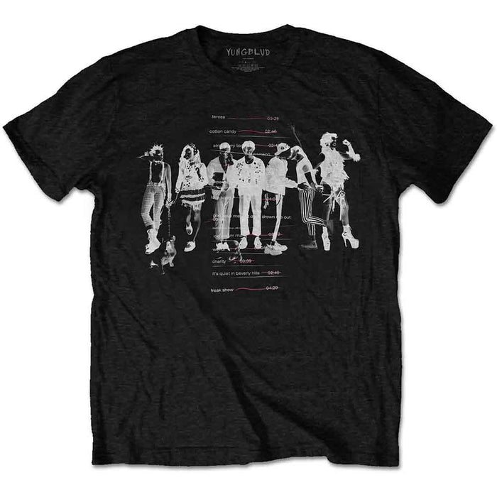 Yungblud Weird Track List Black Medium T-Shirt