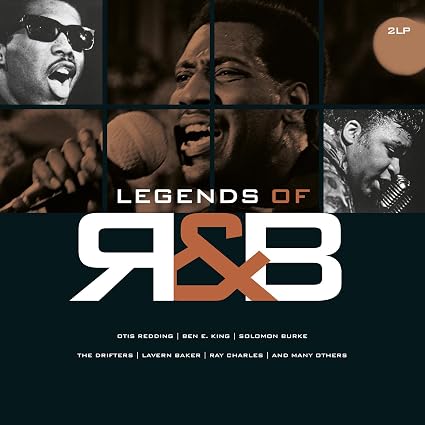 Various Artists Legends Of R&B Vinyl LP Crystal Clear & Black Mixed Colour 2026