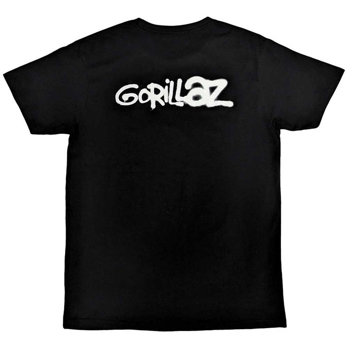 Gorillaz George Spray Black Small T-Shirt