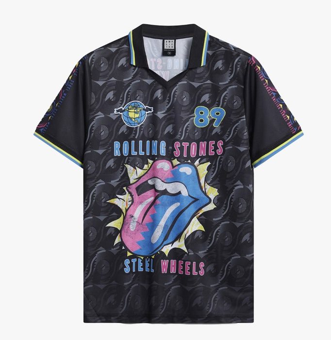 Rolling Stones Steels Wheel Football Jersey X-Large T-Shirt