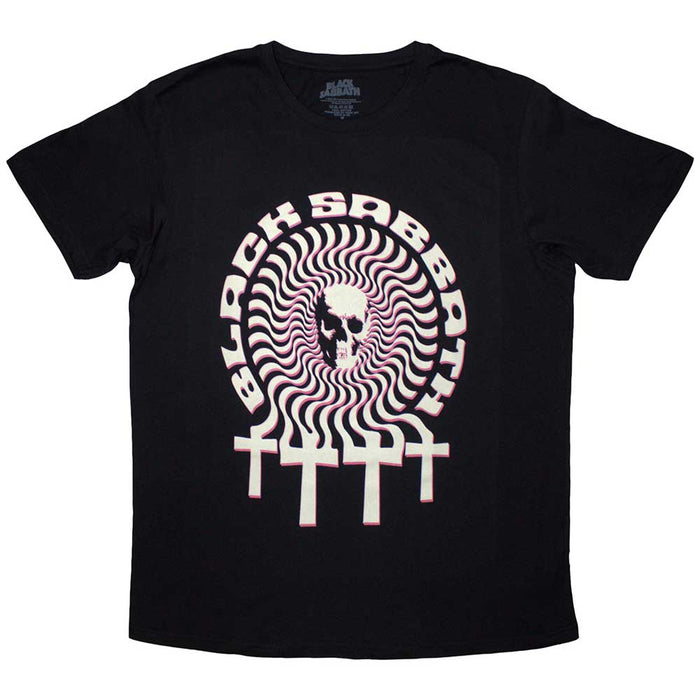 Black Sabbath Hypnotic Skull Black Medium T-Shirt