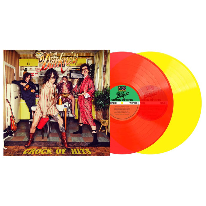 The Darkness Crock Of Hits Vinyl LP Red & Yellow Colour Due Out 27/11/26