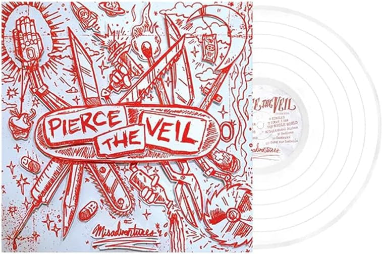 Pierce The Veil Misadventures (10th Anniversary) Vinyl LP White Colour