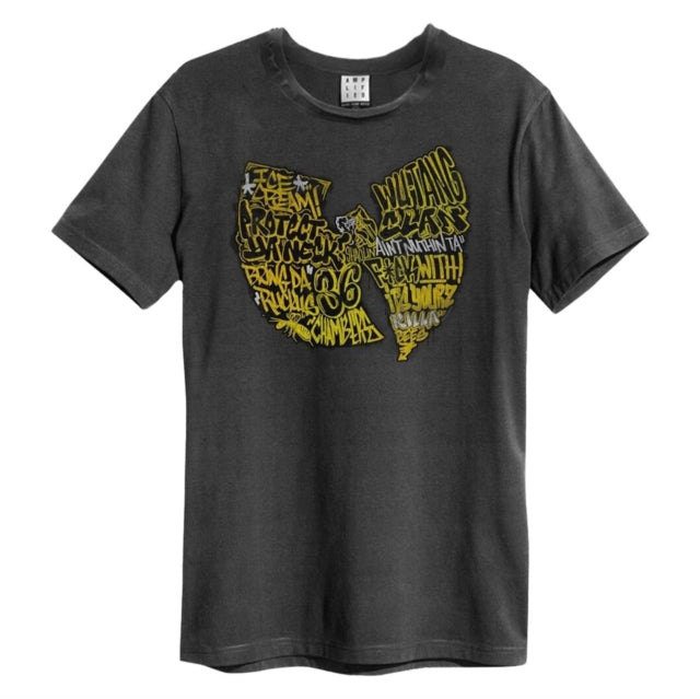 Wu-Tang Clan Graffiti Logo Charcoal Grey X-Large T-Shirt