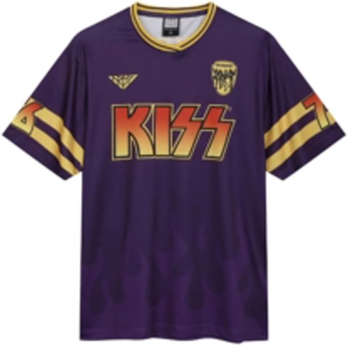 Kiss Destroyer Football Jersey Large T-Shirt