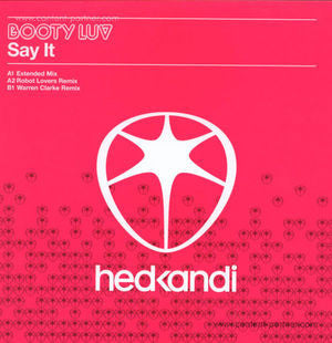 Booty Luv Say It 12" Vinyl Single 2009