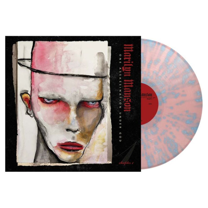 Marilyn Manson One Assassination Under God - Chapter 1 Vinyl LP Pastel Pink & Blue Splatter Colour 2025
