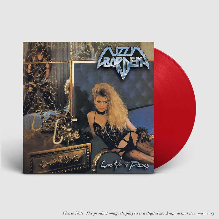 Lizzy Borden Love You To Pieces Vinyl LP Lipstick Red Colour 2025